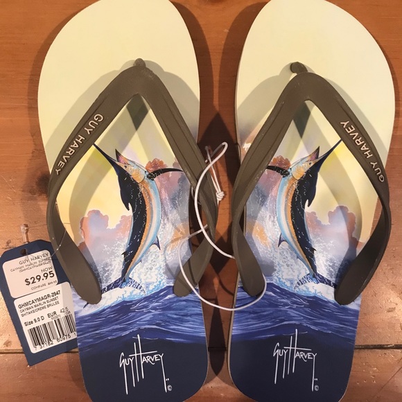*NWT* Guy Harvey Men’s Sandals Size 9 - Picture 1 of 3